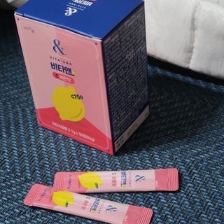 비타앤C 레몬맛, 망고맛 — 5점을 준 리뷰어가 2021년 6월 올린 사용 사진