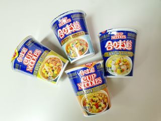 NISSIN 닛신 컵누들  4종 - 씨푸드오리지날, 씨푸드 스파이시, 씨푸드 커리, 씨푸드 XO소스 — 5점을 준 리뷰어가 2022년 12월 올린 사용 사진
