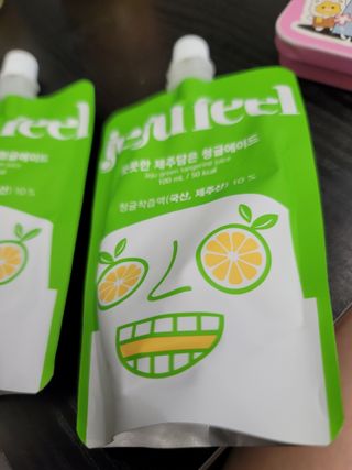 JEJUFEEL 풋풋한 제주담은 청귤에이드 — 5점을 준 리뷰어가 2022년 9월 올린 사용 사진