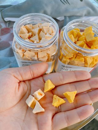 페페로니 진짜 프리바이오틱스 치즈+치즈고구마 180g+180g — 5점을 준 리뷰어가 2021년 7월 올린 사용 사진