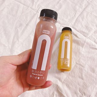 BLENDY'S 핑크 스무디+블론디 스무디 — 4점을 준 리뷰어가 2021년 10월 올린 사용 사진