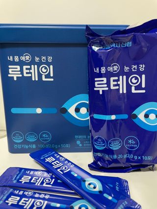 서울약사신협_내몸애눈건강루테인_2g x 50포 — 5점을 준 리뷰어가 2020년 12월 올린 사용 사진