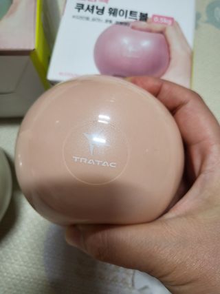 트라택 쿠셔닝 웨이트볼 0.5kg + 1kg SET — 5점을 준 리뷰어가 2022년 5월 올린 사용 사진