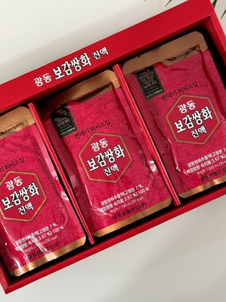 광동생활건강 [광동]진하고 깊은 풍미, 광동 보감쌍화진액 100mL * 18포 — 5점을 준 리뷰어가 2025년 3월 올린 사용 사진