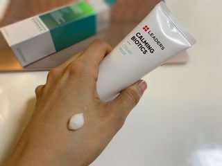 리더스코스메틱 리더스 카밍 바이오틱스 크림 마스크 — 5점을 준 리뷰어가 2021년 4월 올린 사용 사진