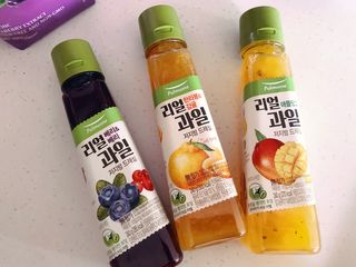 [풀무원] 리얼 과일  저지방 드레싱 240g 3종 — 5점을 준 리뷰어가 2021년 2월 올린 사용 사진