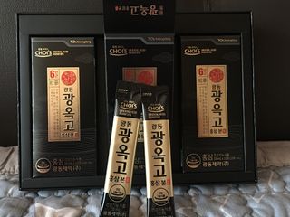 [광동제약] 광동 광옥고 홍삼 본 30포+쇼핑백 증정 — 5점을 준 리뷰어가 2021년 12월 올린 사용 사진