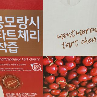 자연에온 몽모랑시 타트체리 착즙 100mL 10개입 2BOX — 5점을 준 리뷰어가 2020년 12월 올린 사용 사진