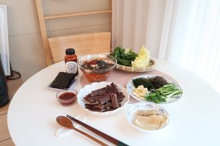 마라도푸드 포항 구룡포 햇 과메기 야채세트 마라도회식당 꽁치 — 5점을 준 리뷰어가 2023년 10월 올린 사용 사진