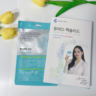 퓨어오투 블루콩 퓨어오투 팩솔리드 — 5점을 준 리뷰어가 2022년 7월 올린 사용 사진