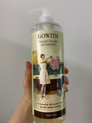 고위드올인원 세탁세제 1000ml — 4점을 준 리뷰어가 2021년 5월 올린 사용 사진
