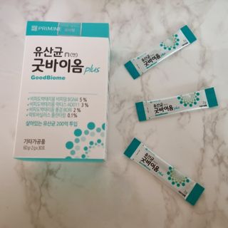 프리마인 유산균 국가지정연구소 선정, 살아있는 생유산균 200억 마리의 힘. 유산균n굿바이옴플러스 — 5점을 준 리뷰어가 2021년 10월 올린 사용 사진