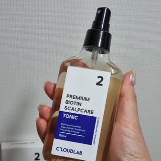 클라우드랩 프리미엄 비오틴 스칼프 케어 토닉 — 5점을 준 리뷰어가 2021년 5월 올린 사용 사진