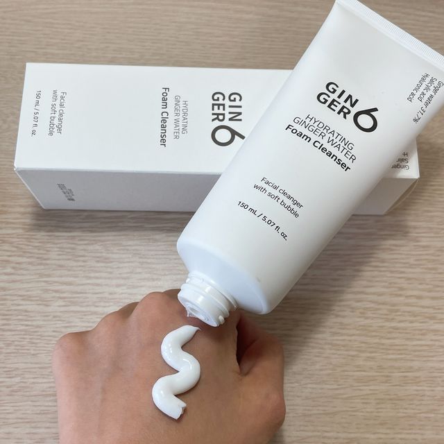 GINGER6 하이드레이팅 진저 워터 폼클렌징 리뷰 사진