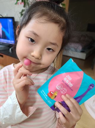 [푸름웰니스] 라바 쑥쑥구미 36g — 5점을 준 리뷰어가 2021년 12월 올린 사용 사진