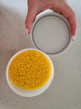 하나로라이스 기능성쌀 5종 1kg  환경을 생각한 다회용 용기 사용 — 5점을 준 리뷰어가 2022년 1월 올린 사용 사진