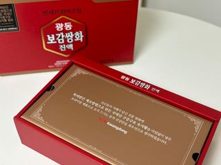 광동생활건강 [광동]진하고 깊은 풍미, 광동 보감쌍화진액 100mL * 18포 — 5점을 준 리뷰어가 2024년 8월 올린 사용 사진