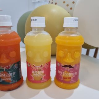 탐라원 제주의 맛, 몬딱주스 4종세트 - 한라봉몬딱주스, 천혜향몬딱주스, 청귤에이드, 당근몬딱주스 — 5점을 준 리뷰어가 2021년 7월 올린 사용 사진