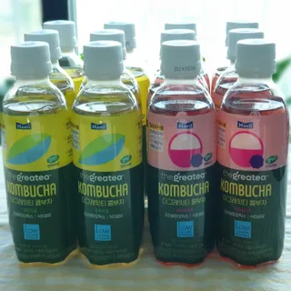 더그레잇티 콤부차 [매일유업] 더그레잇티 44kcal 콤부차 300ml *12개입 (오리지널 6개+베리리치 6개) — 5점을 준 리뷰어가 2023년 7월 올린 사용 사진