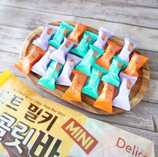 델리스 오트 밀키 초콜릿 바 — 5점을 준 리뷰어가 2022년 5월 올린 사용 사진