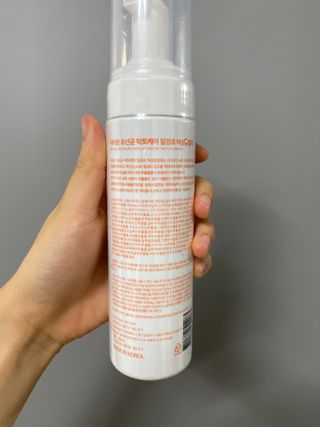 MF프리 [닥터문] 유산균 락토케어 질경초 여성청결제 200ml (폼타입) — 5점을 준 리뷰어가 2022년 7월 올린 사용 사진
