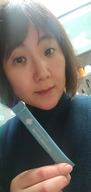 클린24시간 슬림앤유산균 1박스 (3.5g X 15포) — 5점을 준 리뷰어가 2022년 12월 올린 사용 사진