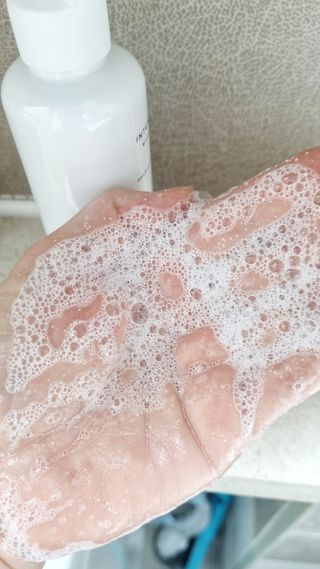 바르셀 저분자피쉬콜라겐 클랜징 파우더 화이트닝 각질제거 필링 워시 젠 90g — 5점을 준 리뷰어가 2021년 11월 올린 사용 사진