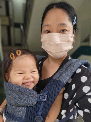[애니가드] 센스 메베 사각 마스크 — 4점을 준 리뷰어가 2022년 7월 올린 사용 사진