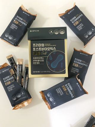 서울약사신협_프리미엄포스트바이오틱스골드_5g x 50포 — 5점을 준 리뷰어가 2021년 1월 올린 사용 사진