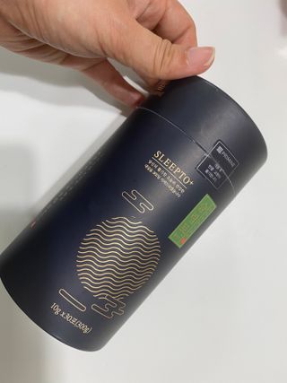 프리마인 자체 기업부설 연구소에서 찾아낸 건강한 수면의 비밀.  슬립토 플러스 30포 — 4점을 준 리뷰어가 2021년 10월 올린 사용 사진