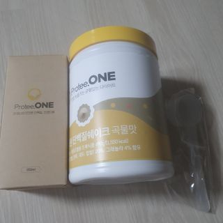 프로티원 단백질쉐이크 곡물맛 2주분 1통+보틀 — 5점을 준 리뷰어가 2021년 3월 올린 사용 사진