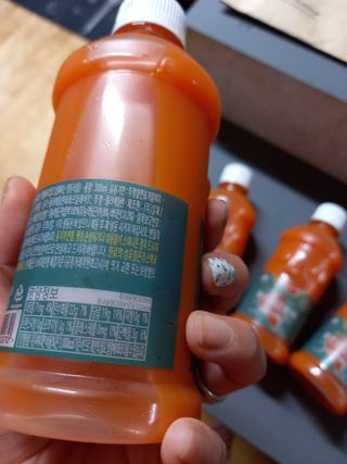 탐라원 무농약 당근과즙으로 건강한 당근주스, 당근몬딱주스 — 4점을 준 리뷰어가 2021년 8월 올린 사용 사진