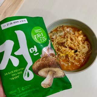 [풀무원] 자연은맛있다 정면, 백면, 홍면  세트 — 5점을 준 리뷰어가 2021년 4월 올린 사용 사진