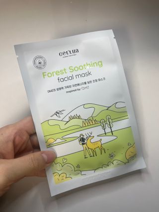 세뚜아(Cettua) 나우[세뚜아] 포레스트 수딩 마스크 Cettual Forest  Soothing Mask 4매 — 3.5점을 준 리뷰어가 2024년 3월 올린 사용 사진