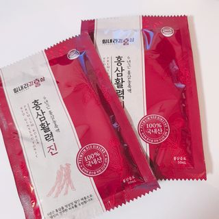 힘내라김홍삼 홍삼활력진 50ml x 5포 — 5점을 준 리뷰어가 2021년 3월 올린 사용 사진