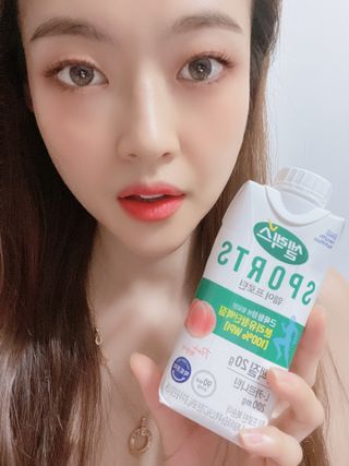 셀렉스스포츠 셀렉스 스포츠 웨이 프로틴 복숭아_ 330ml x 12팩 — 5점을 준 리뷰어가 2021년 8월 올린 사용 사진