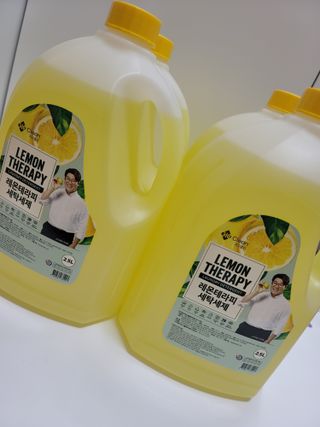 지오클린 레몬테라피 액체세제 2.5L 4개 — 4점을 준 리뷰어가 2022년 8월 올린 사용 사진