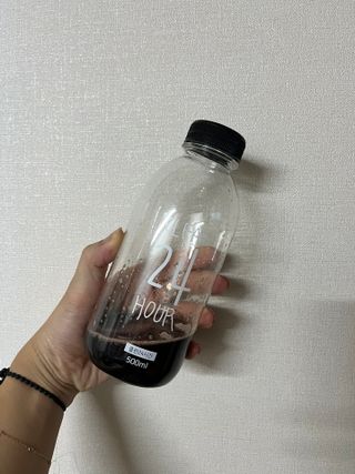 클린24시간 1BOX(5포) + 전용보틀(500ml) — 5점을 준 리뷰어가 2022년 9월 올린 사용 사진