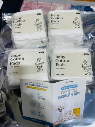 디어엘로디 프리미엄 유기농 베이비 솜티슈 40매 3 + 1 PACK — 5점을 준 리뷰어가 2021년 3월 올린 사용 사진