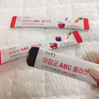 아임오 ABC 콜라겐 젤리 14포 — 5점을 준 리뷰어가 2021년 11월 올린 사용 사진
