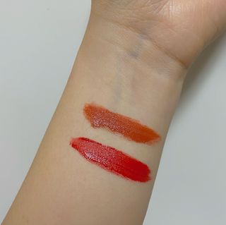 [블랙루즈]하프앤하프틴트 10종 中 택1+랜덤1 — 5점을 준 리뷰어가 2021년 2월 올린 사용 사진