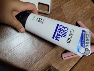 [갸스비] 곱슬 머리부터 파마까지 남자의 컬을 위한 갸스비 컬크림 — 4점을 준 리뷰어가 2021년 5월 올린 사용 사진