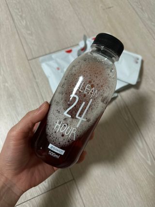 클린24시간 1BOX(5포) + 전용보틀(500ml) — 5점을 준 리뷰어가 2023년 2월 올린 사용 사진