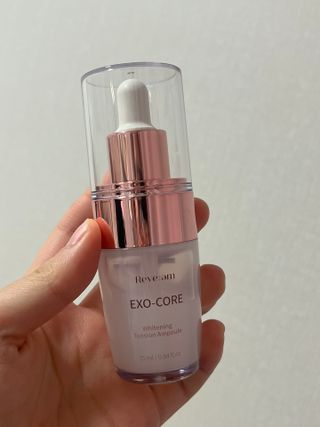 나우 [리브엠] 123억개 엑소좀으로 채운 눈부신 광채, 엑소코어 화이트닝 텐션 앰플 — 4점을 준 리뷰어가 2023년 11월 올린 사용 사진