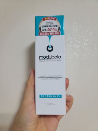 모두발라 탈모집중케어 헤어토닉 — 5점을 준 리뷰어가 2021년 12월 올린 사용 사진