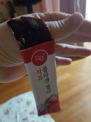 함초록 Rg+ 석류콜라겐젤리 — 5점을 준 리뷰어가 2021년 3월 올린 사용 사진