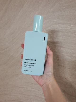 [정우성 올인원] 무슈제이 베이직 아쿠아 올인원 / 남자 화장품 브랜드 — 5점을 준 리뷰어가 2021년 3월 올린 사용 사진