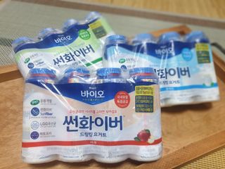 LIVE 매일바이오 썬화이버 드링킹 요거트 — 5점을 준 리뷰어가 2022년 8월 올린 사용 사진