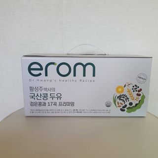 이롬 황성주 박사의 국산콩 두유 검은콩과 17곡 프리미엄 — 5점을 준 리뷰어가 2021년 5월 올린 사용 사진