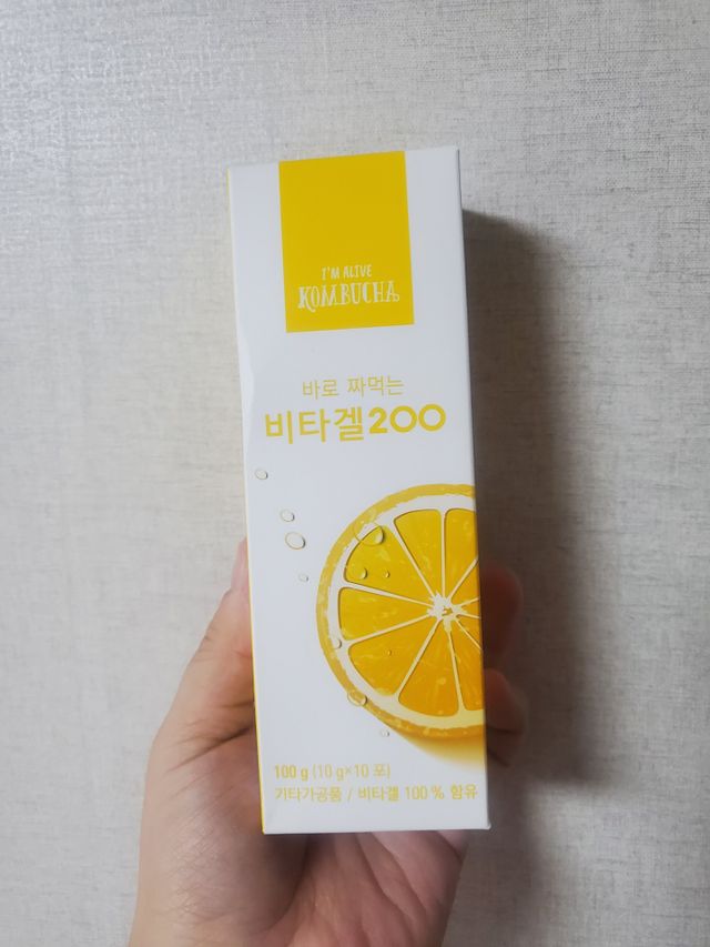아임얼라이브 콤부차 바로 짜먹는 비타겔200 리뷰 사진